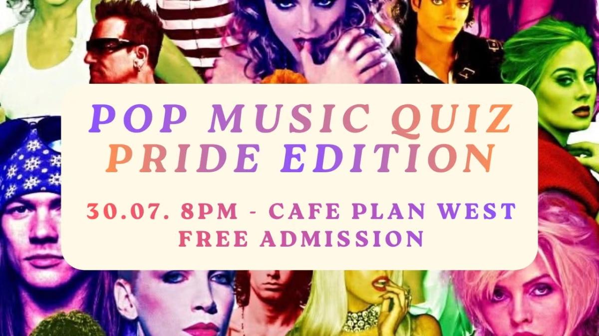 PRIDE EDITION - Pub Quiz at Bar Plan West - English & Free