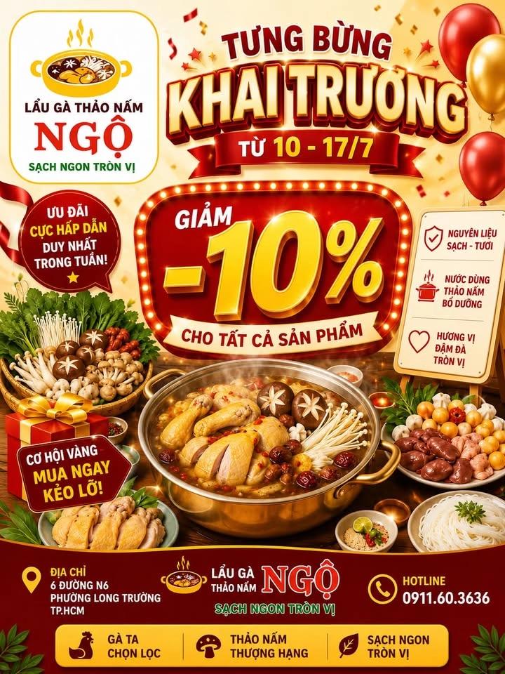Bùng nổ ngày khai trương của NGỘ