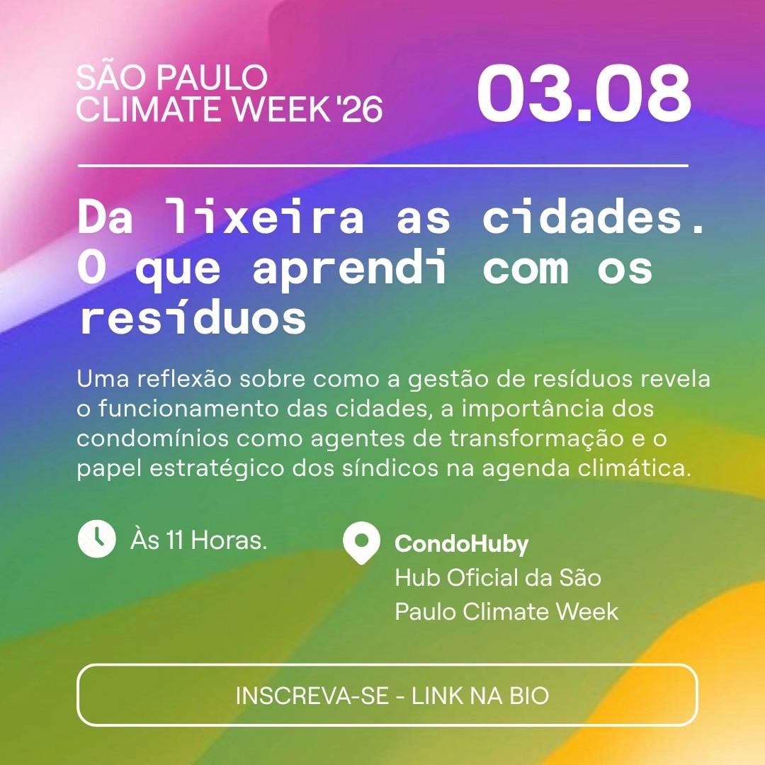 Da Lixeira às Cidades, o que aprendi com os resíduos.