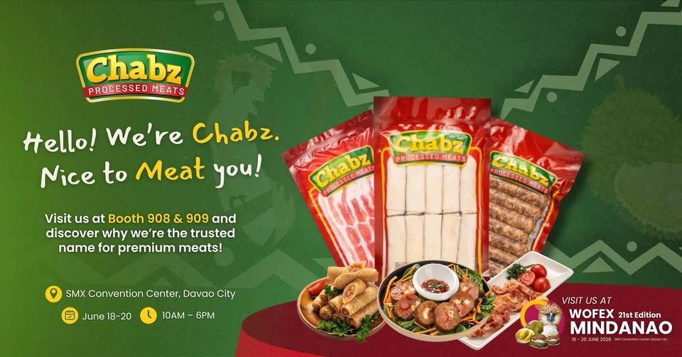 Chabz Processed goes to WOFEX Mindanao! 🥓