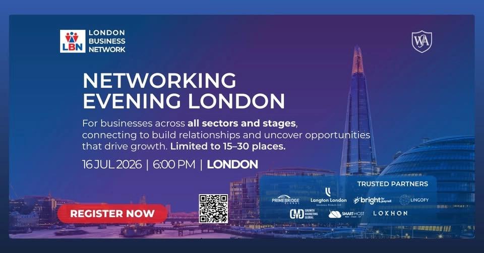 Networking Evening London by London Business Network - 16 Jul 2026
