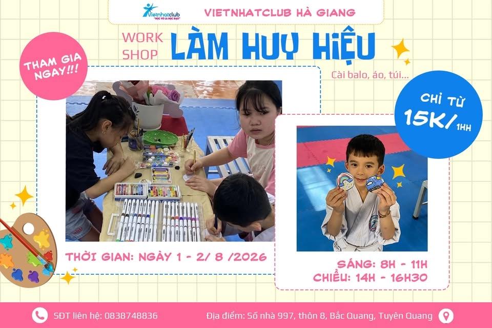 Workshop Làm Huy Hiệu Handmade