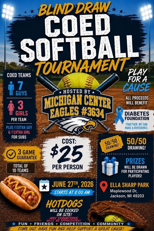 Blind Draw Coed Softball Tournament
