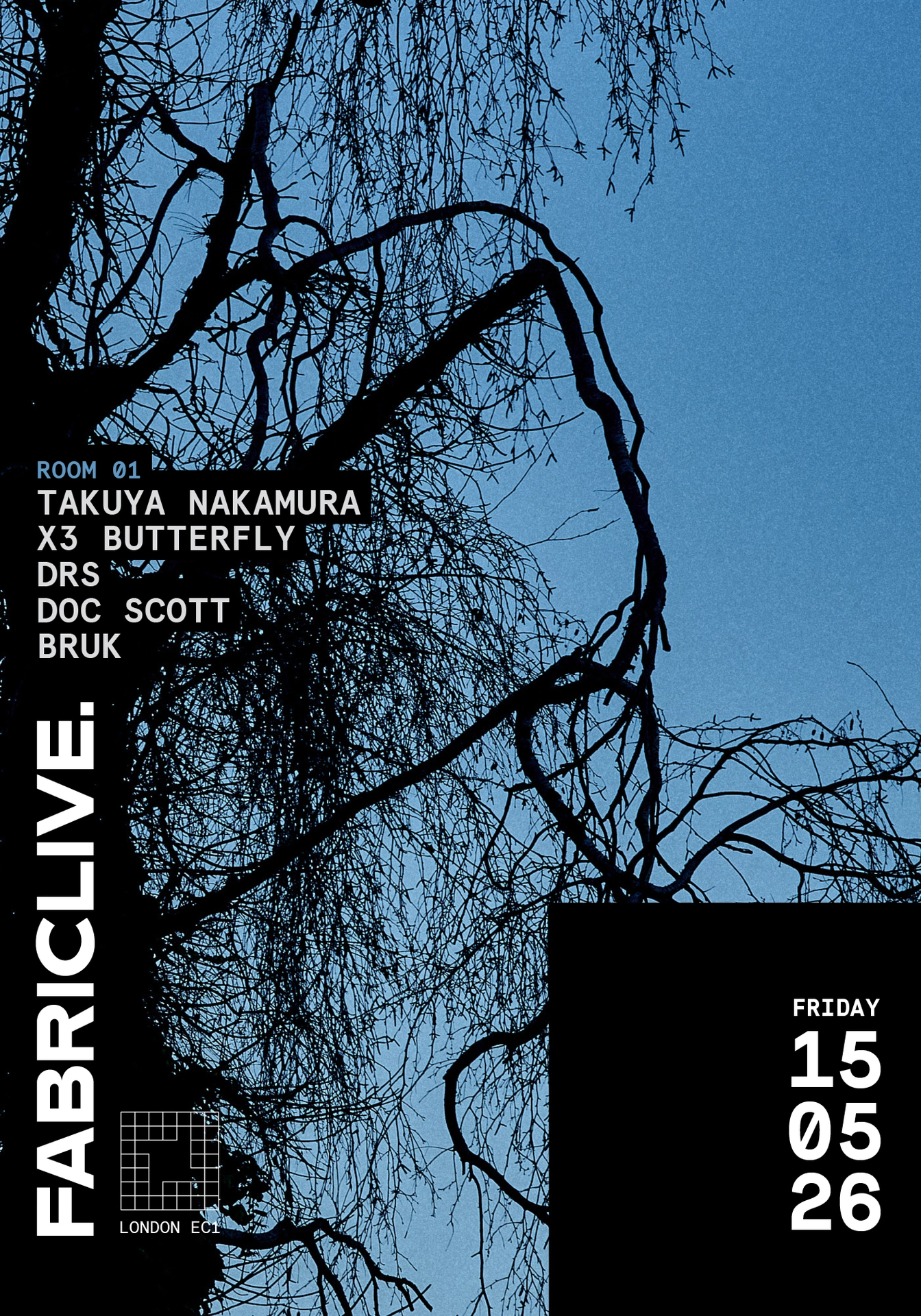 FABRICLIVE: Takuya Nakamura, X3 Butterfly, DRS, Doc Scott, Wilfy D, serenity soundz + more