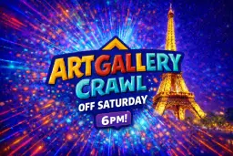 ⚡SATURDAY art GALLERY Crawl in Paris🗼 🍹🔥💥 6pm🥂With fun !