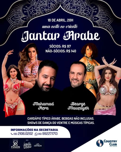 Uma Noite no Oriente - Jantar Árabe