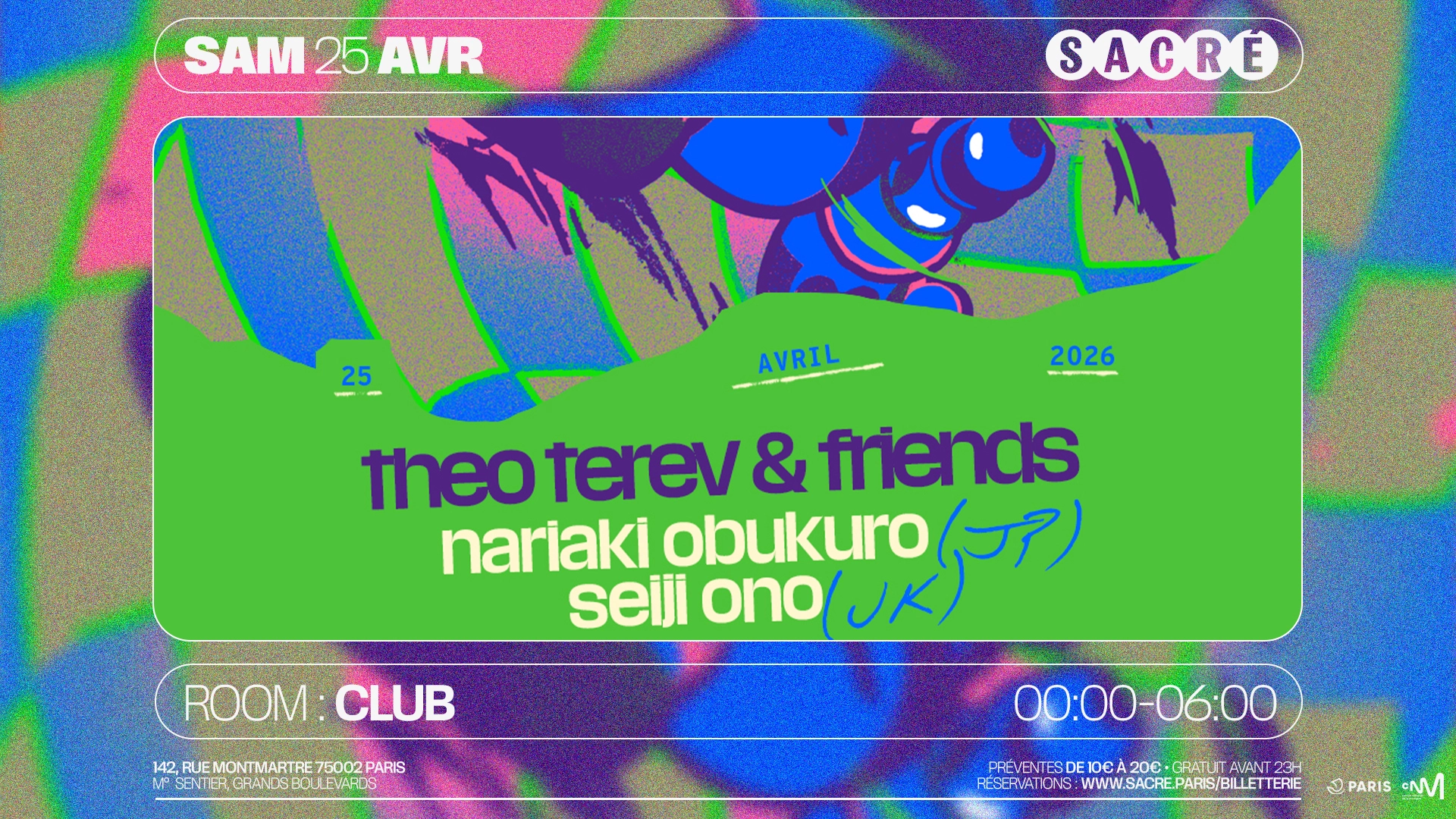 Theo Terev invite Nariaki Obukuro & Seiji Ono