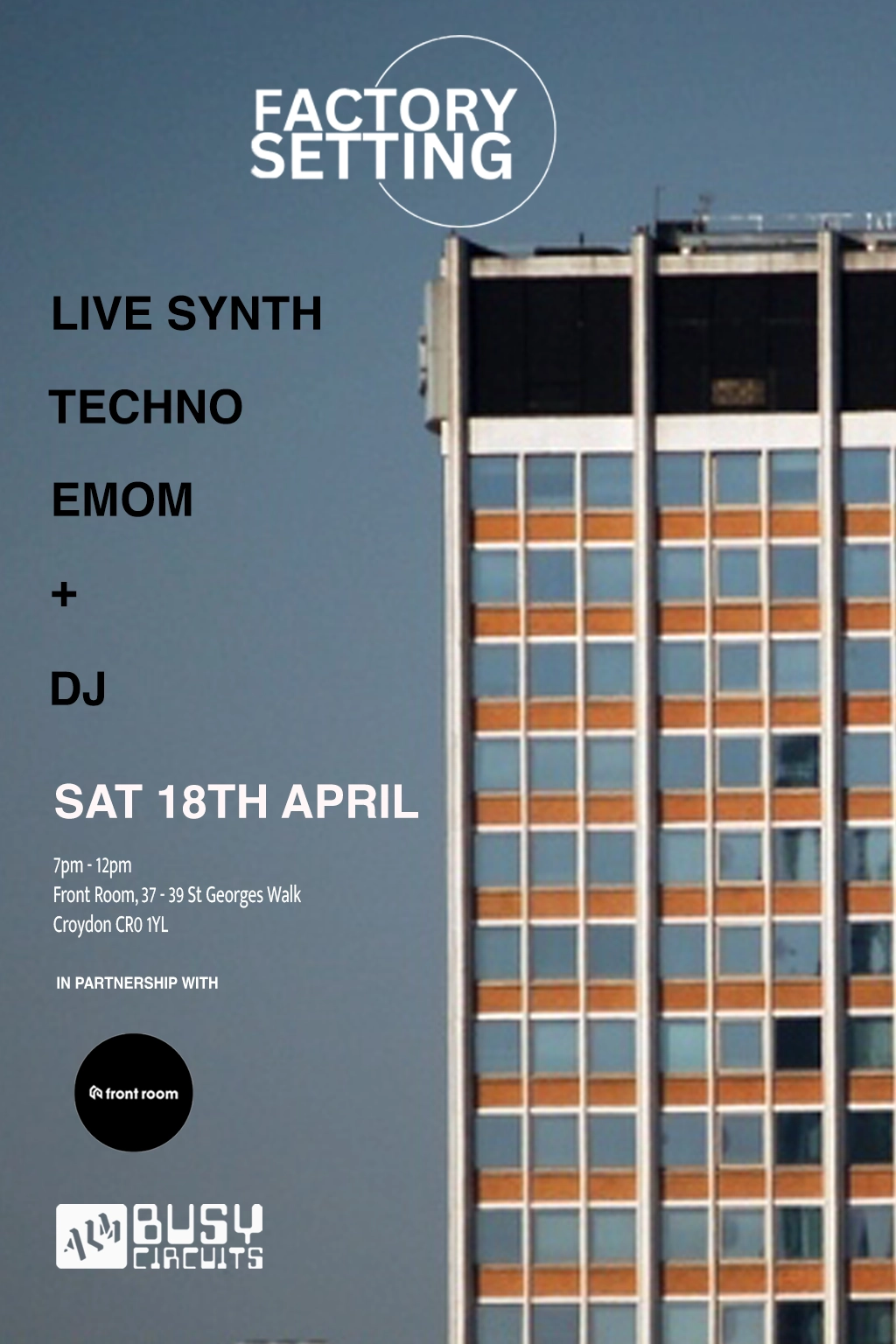 Factory Setting - Croydon is the new Berlin