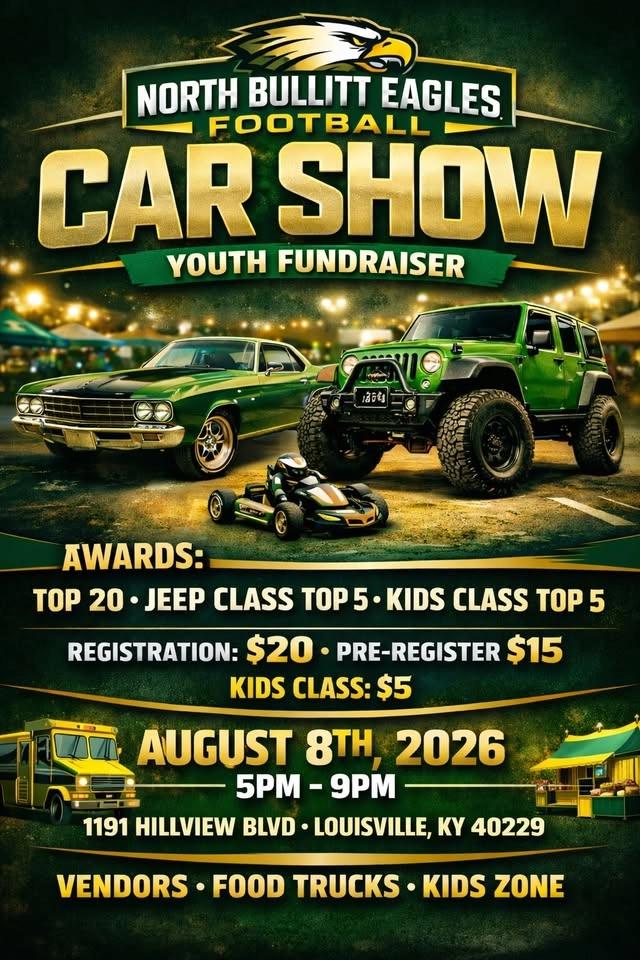 North Bullitt Youth Football 2nd Annual Car /Jeep Show