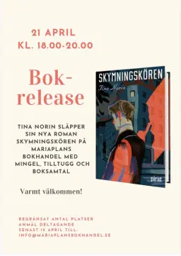 Bokrelease "Skymningskören" av Tina Norin