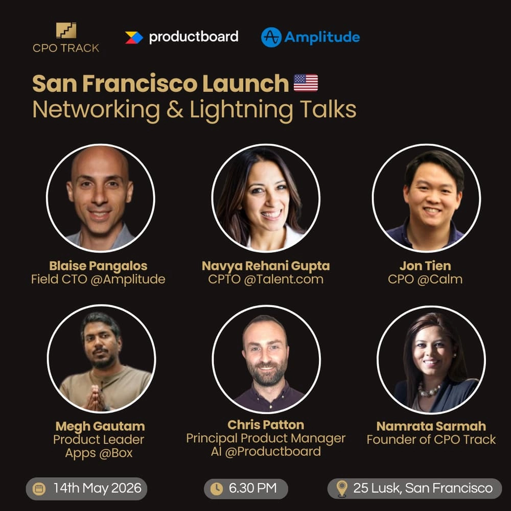 CPO Track San Francisco Launch: An Evening of Networking & Lightning Talks 💥