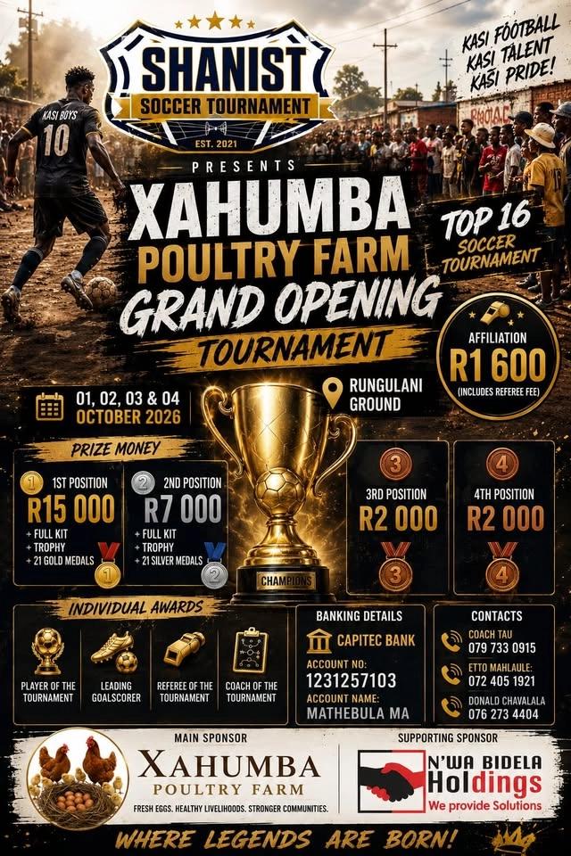 Xahumba Poultry Farm Inaugural Soccer Tournament