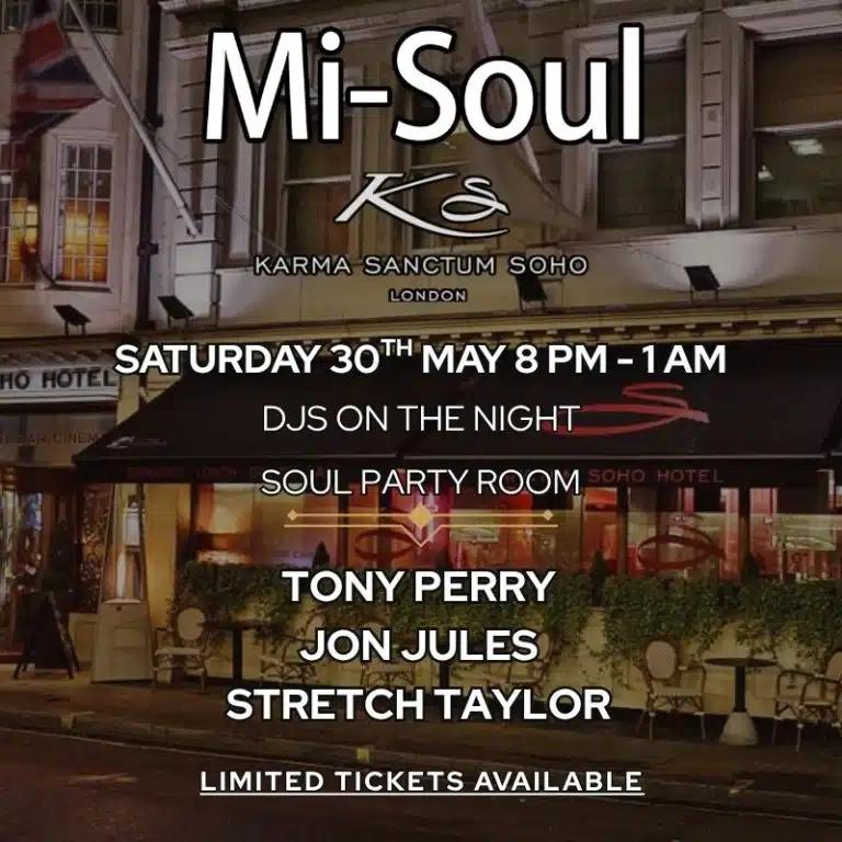 Mi-Soul @ Karma Sanctum Soho | May