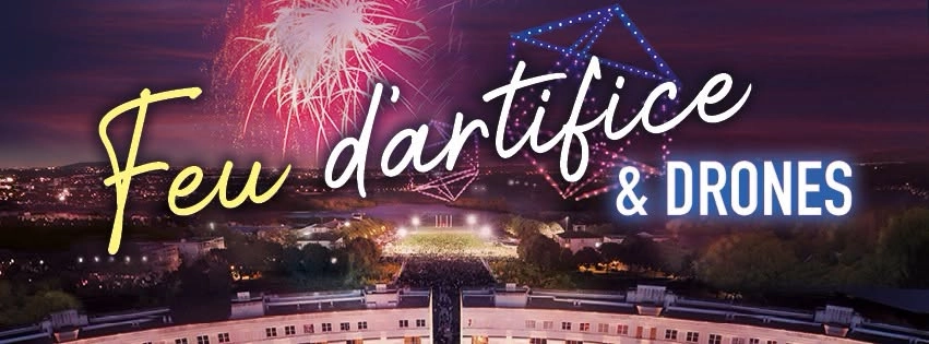 Cergy en fête - Feu d'artifice et drones