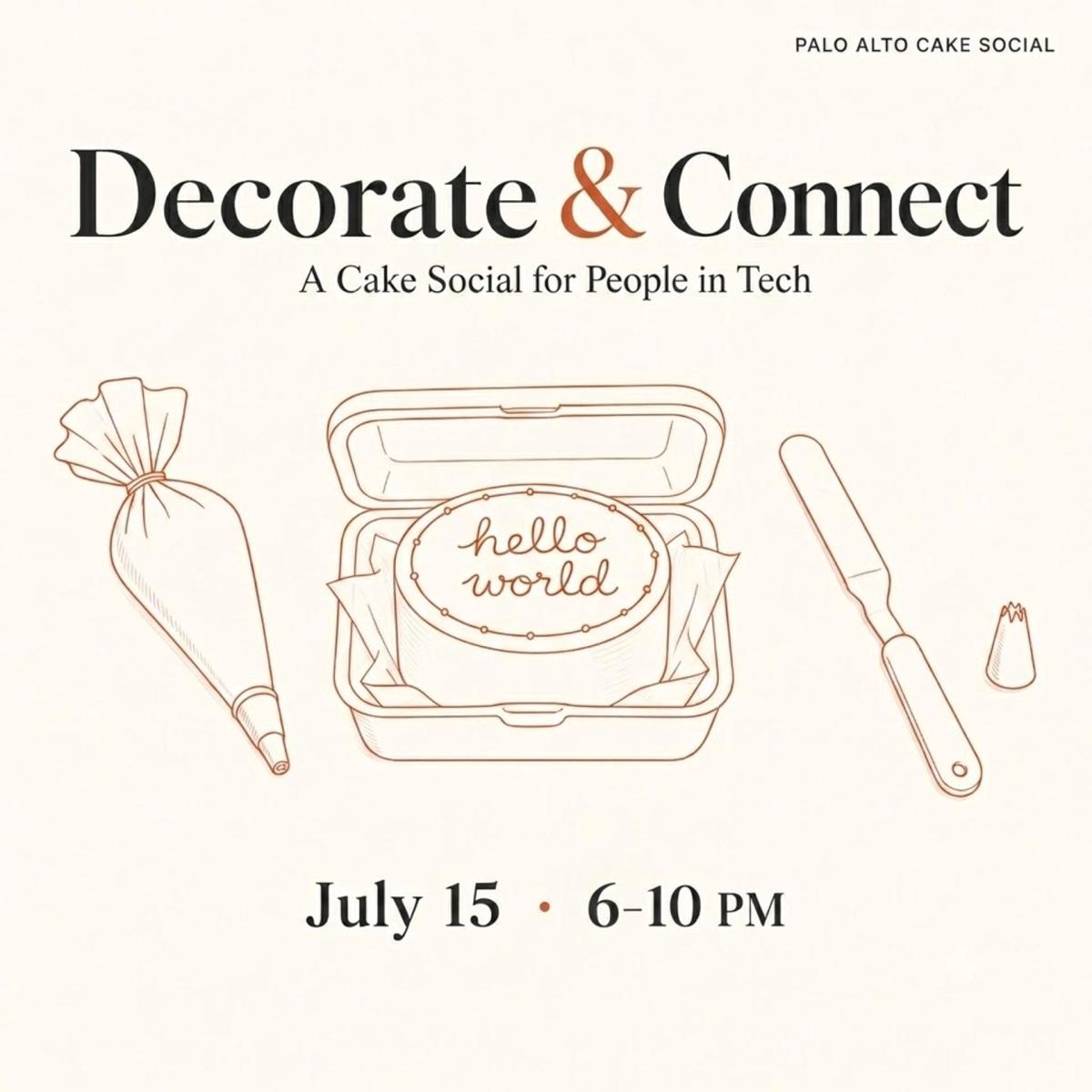 Decorate & Connect : Cake Social