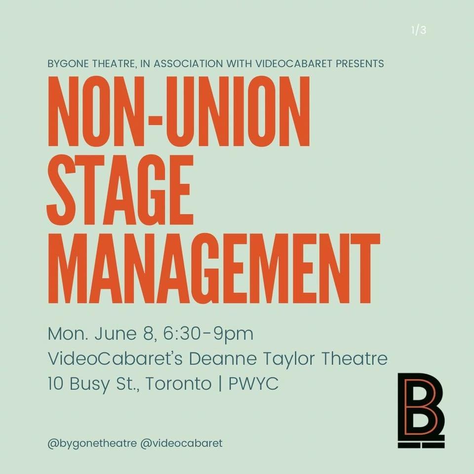 Indie Stage Management, PWYC Workshop