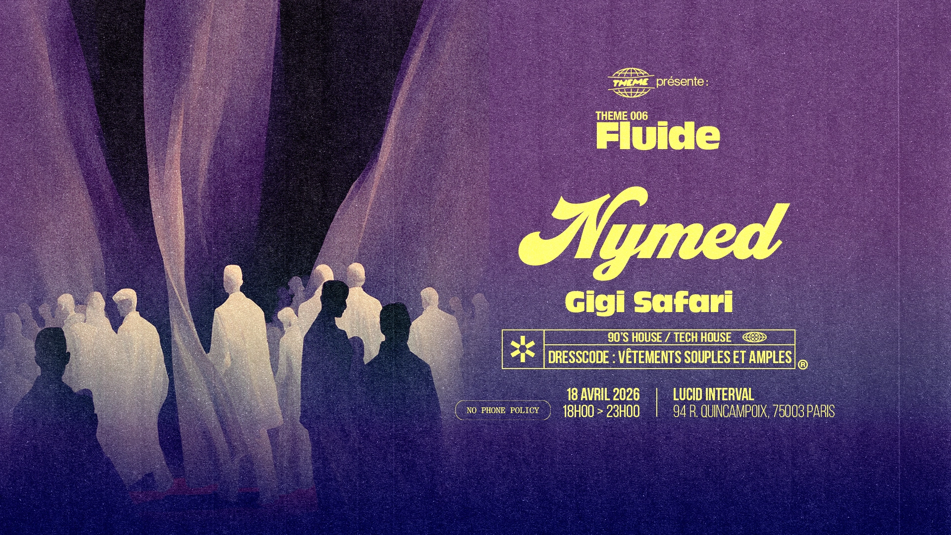 Nymed DJ SET - FLUIDE - THEME 006