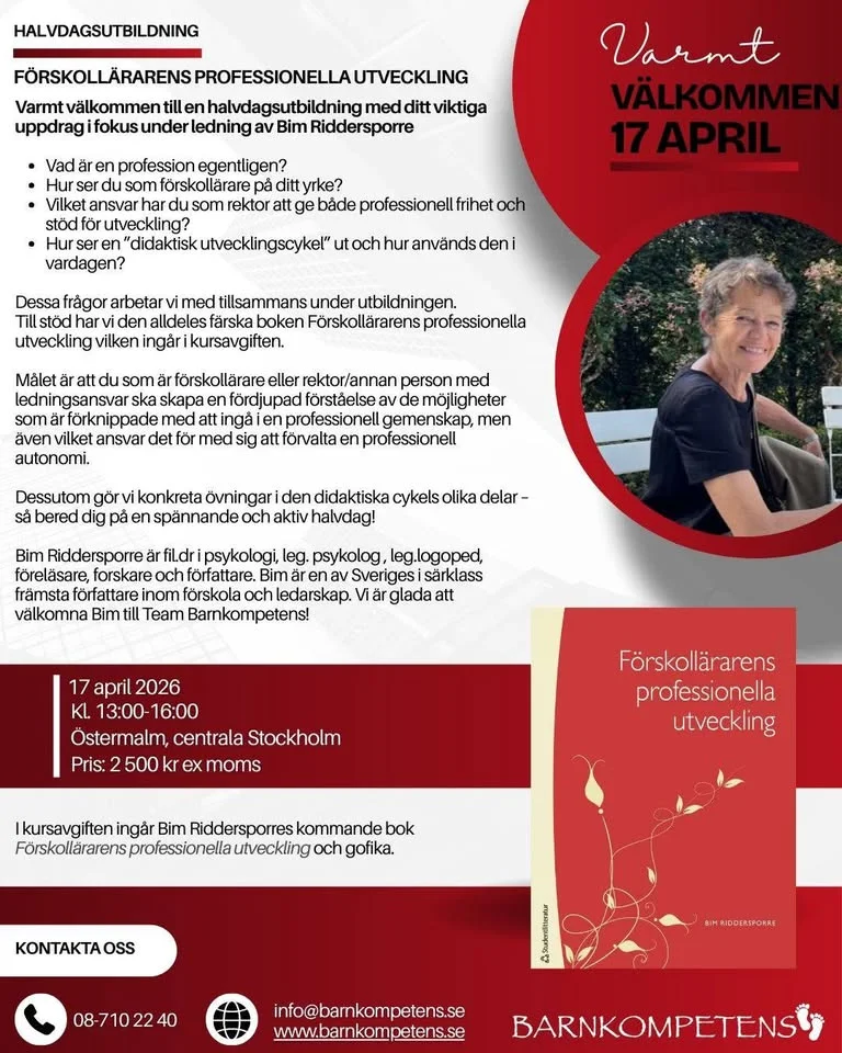 Förskollärarens professionella utveckling