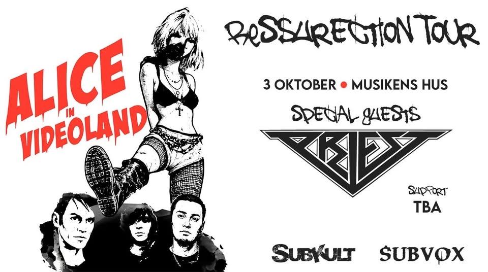 Alice in Videoland + Priest - Musikens Hus