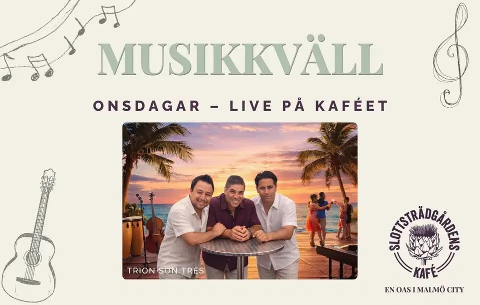 LIVE på kaféet: Son Tres - Latinokväll med Salsa