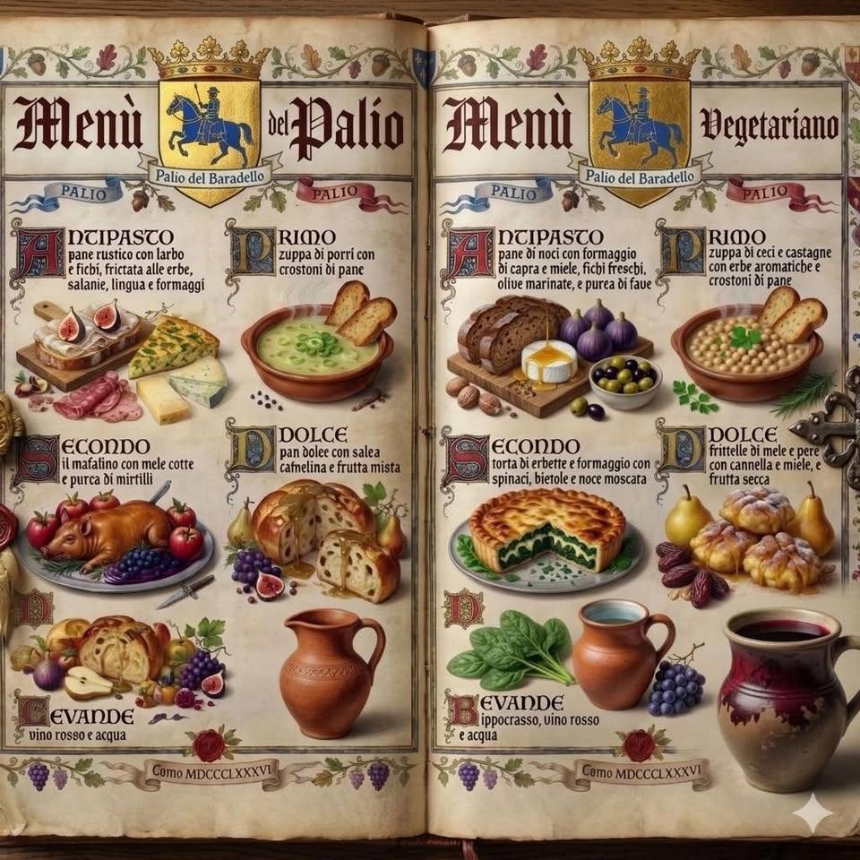 Cena Medievale del Palio del Baradello