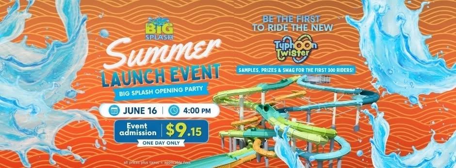 Big Splash Waterpark Launch Event 🌊