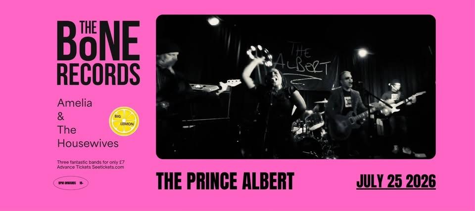 The Bone Records + Amelia & The Housewives + Big Lemon