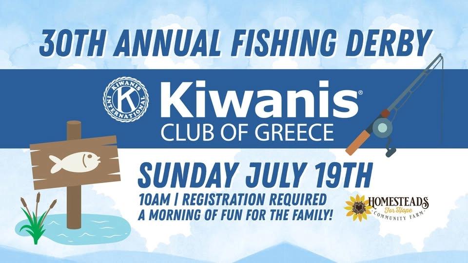 30th Annual Kiwanis of Greece Fishing Derby