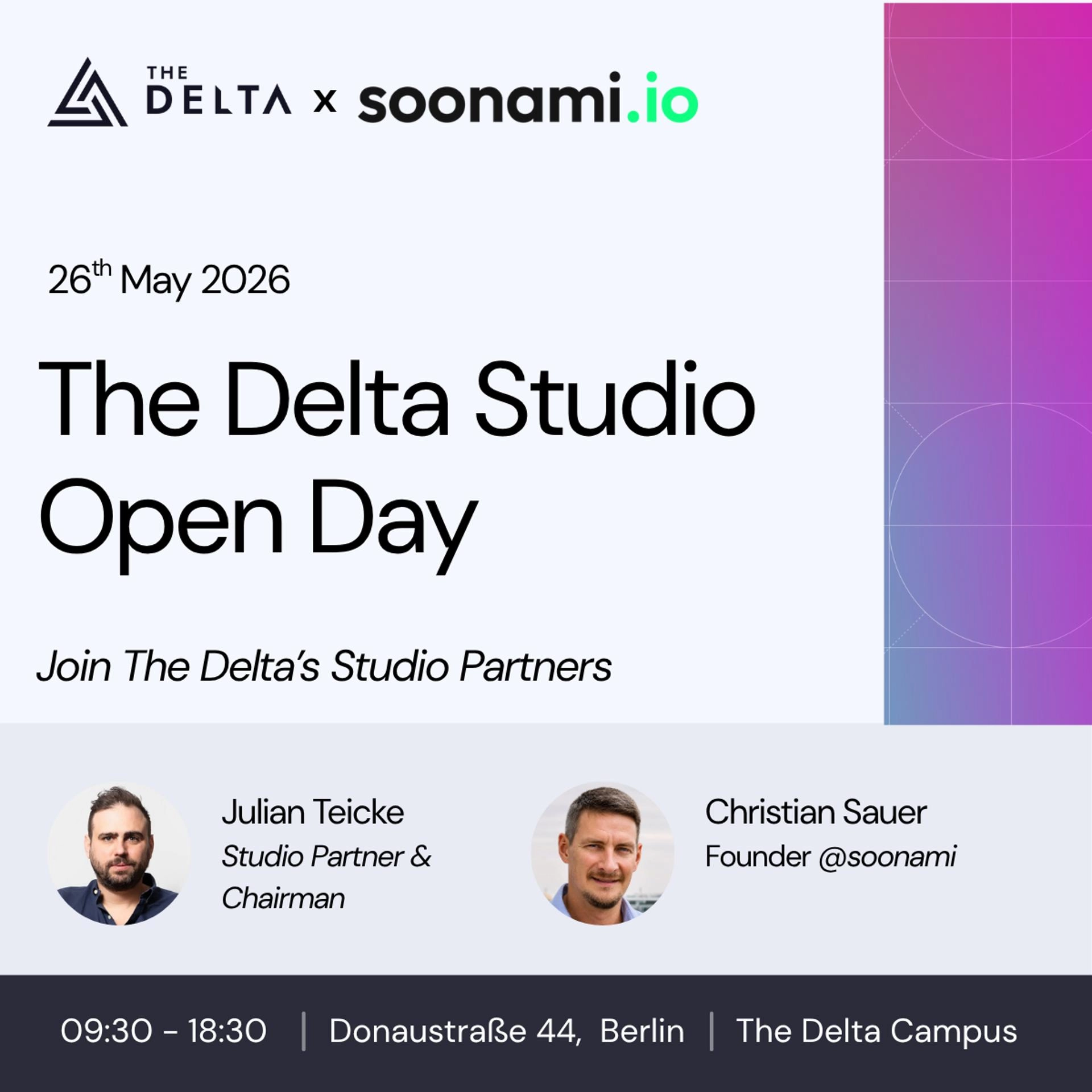 The Delta Studio Open Day