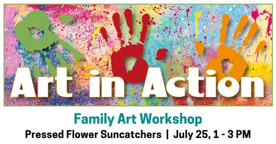 Art in Action: Pressed Flower Suncatchers