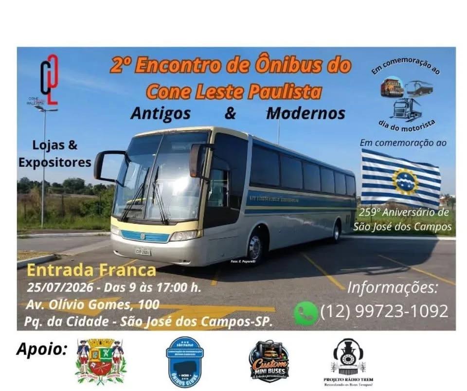 Segundo Encontro de Ônibus do Cone Leste Paulista