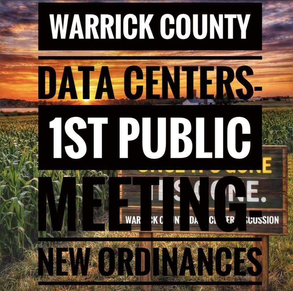 Warrick County Data Centers- 1st Public Meeting- New Ordinances