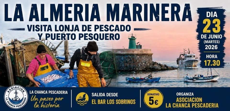 VISITA , LONJA Y PUERTO PESQUERO, SALIDA BAR LOS SOBRINOS17.30, DIA 23 DE JUNIO DONATIVO 5 EUROS