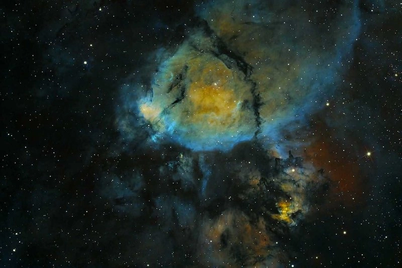 Night Sky Above Devín Castle