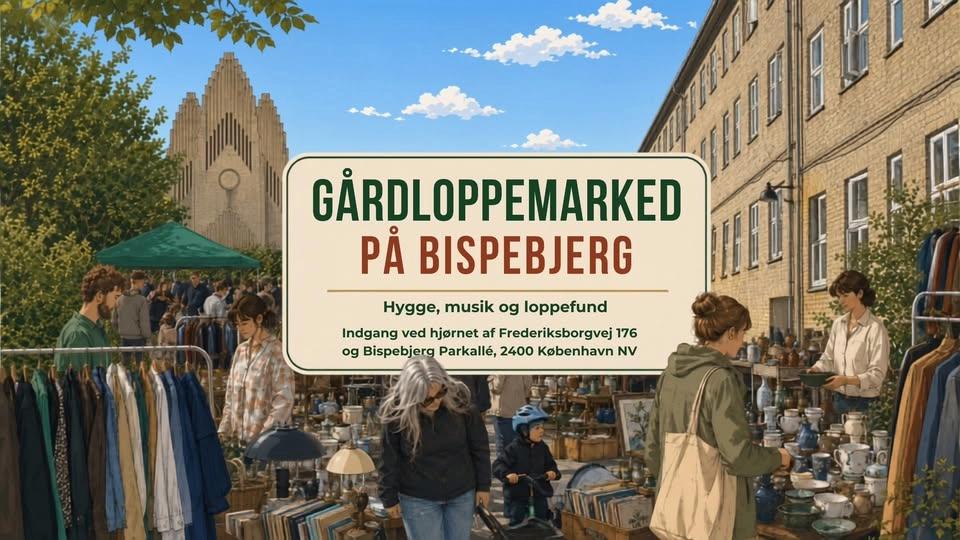 Gårdloppemarked på Bispebjerg