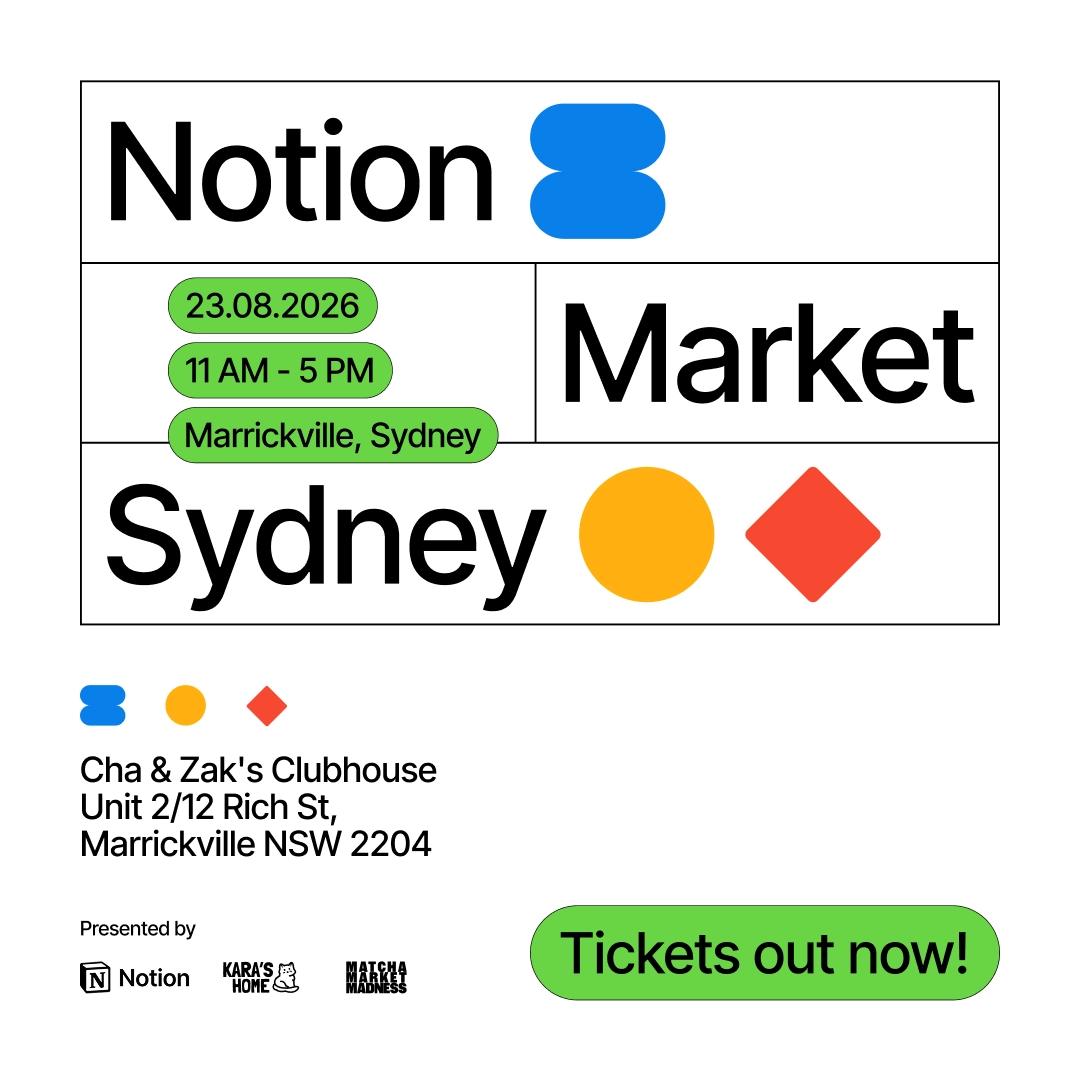 Notion Market Sydney