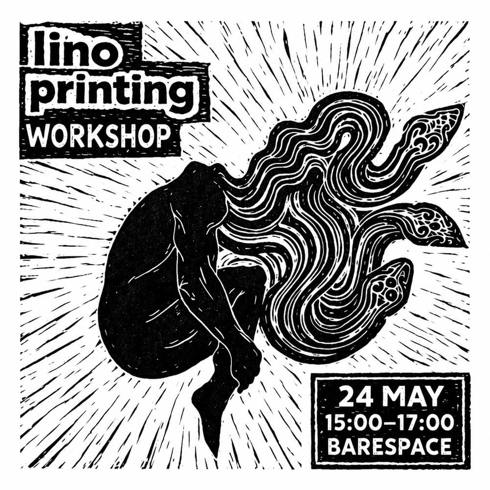 Lino Printing Workshop w/kutlayus