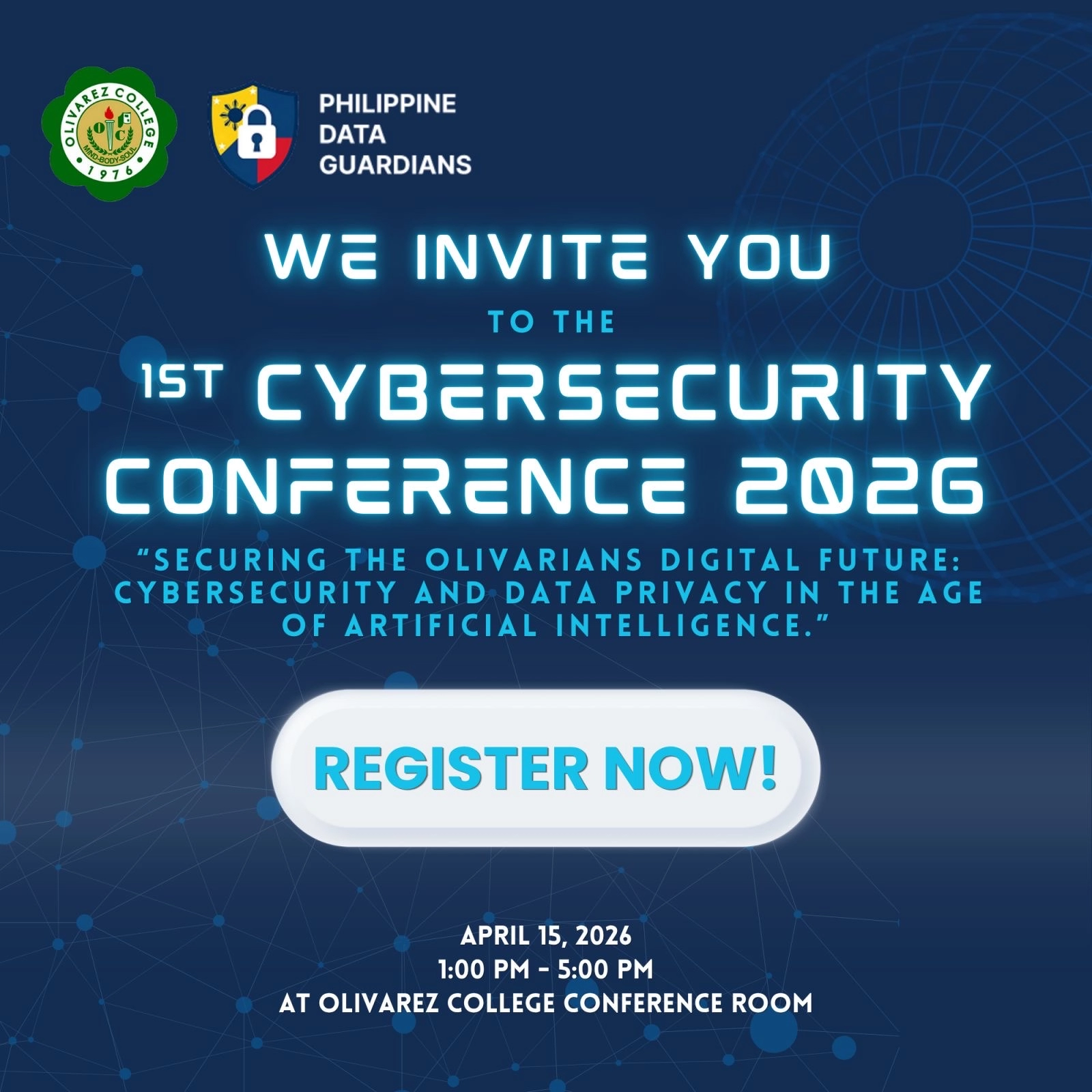 1st Cybersecurity Conference 2026 - Olivarez College