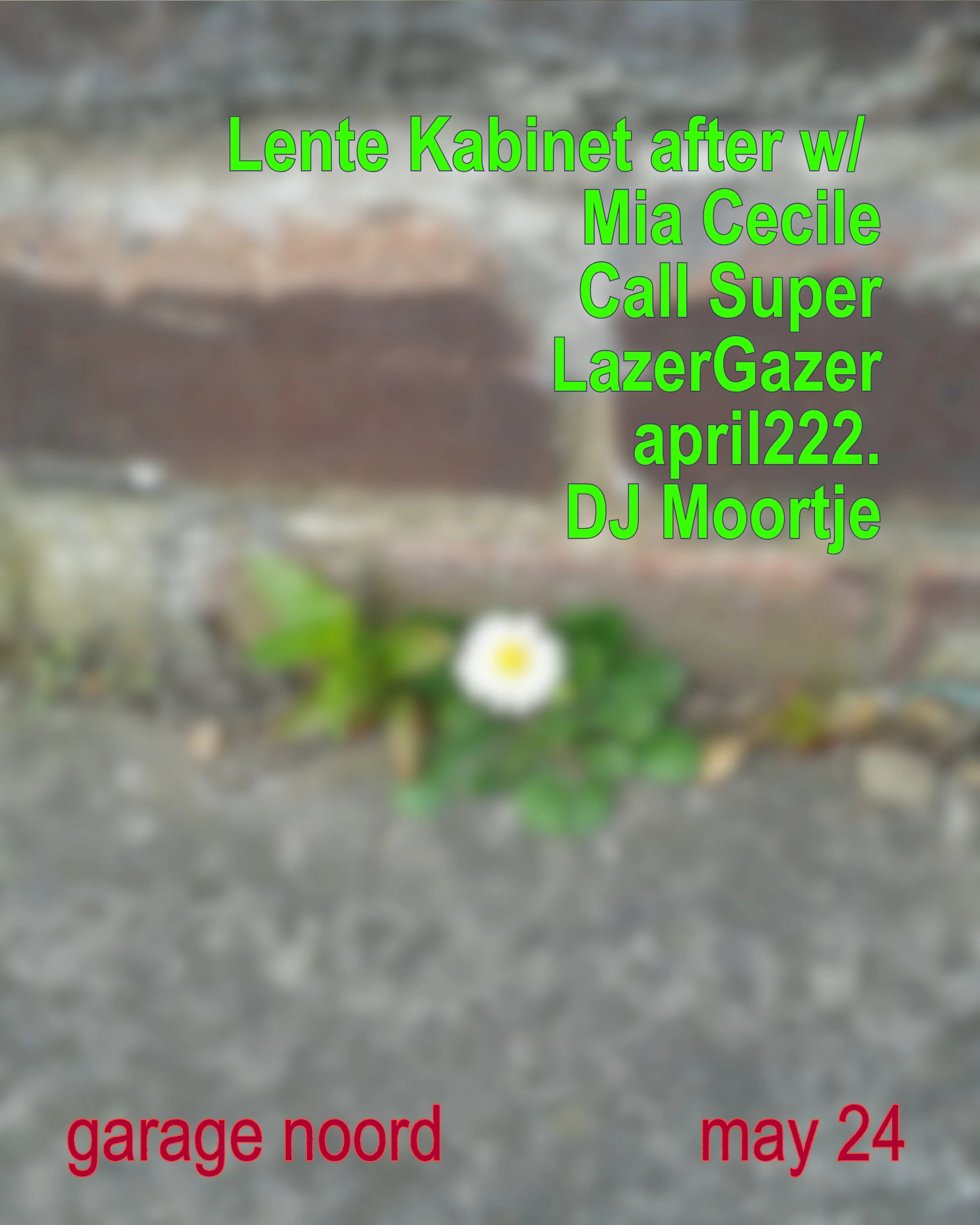 Lentekabinet after with Mia Cecile, Call Super, LazerGazer, april222, DJ Moortje
