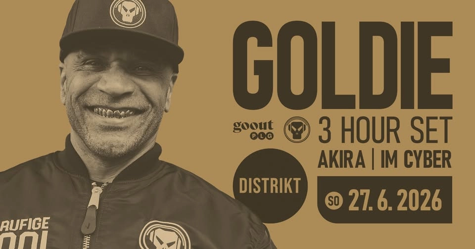 Goldie v Praze. The legend is back ⚫ Distrikt Prague
