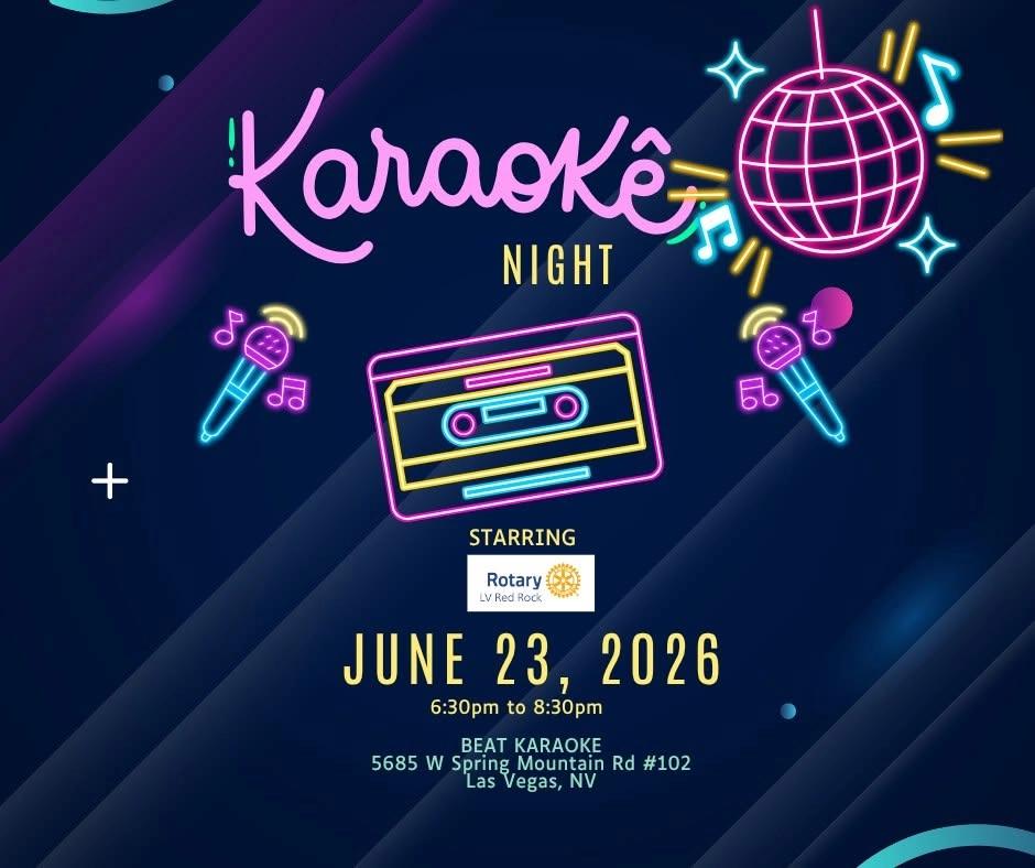 Wrap up to the Rotary year karaoke!