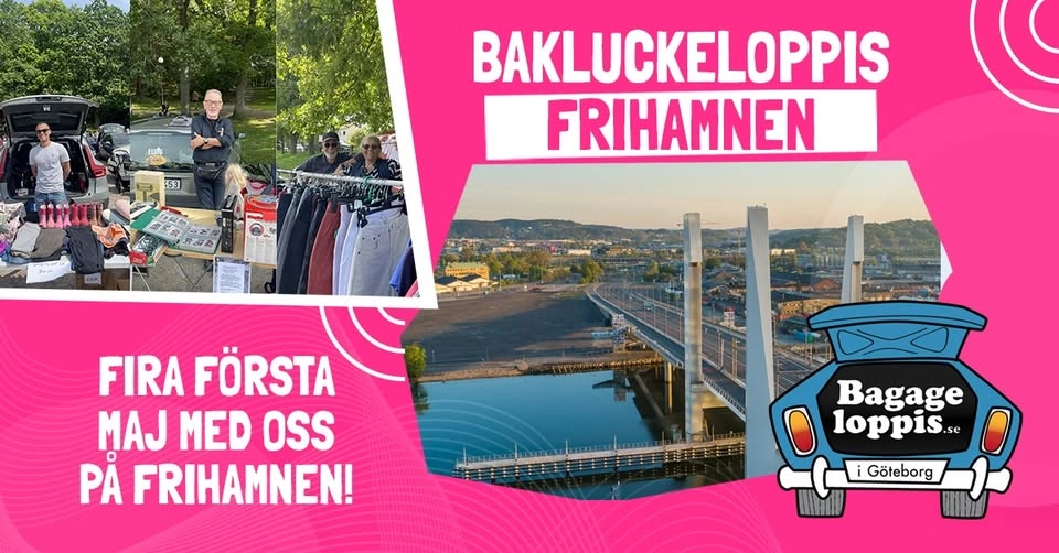Bagageloppis Frihamnen 1 MAJ