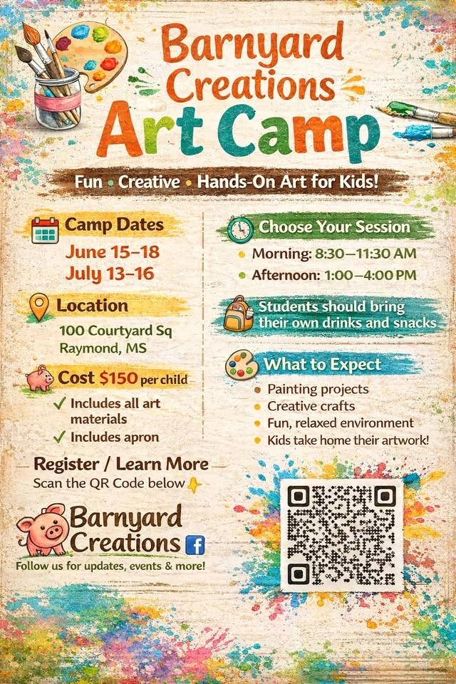 Kids Art Camp Ages 6-12