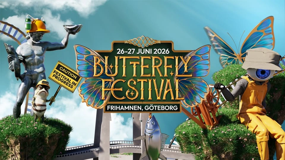 Butterfly Festival | 26–27 juni 2026 | Frihamnen, Göteborg 🦋