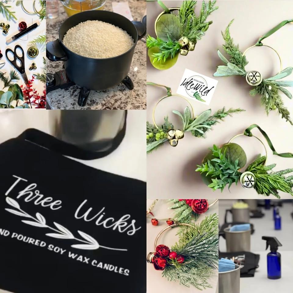 Winter Candle and Ornament Workshop