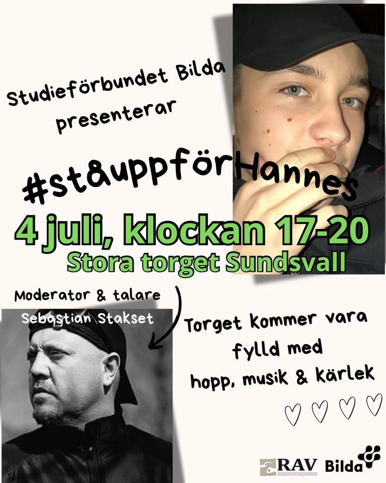 ståuppförHannes