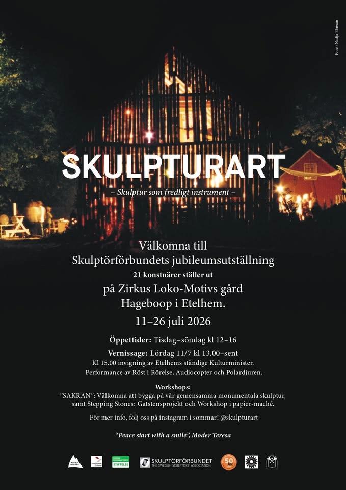 SKULPTURART "skulptur som fredligt instrument" Skulptörförbundet 50 år