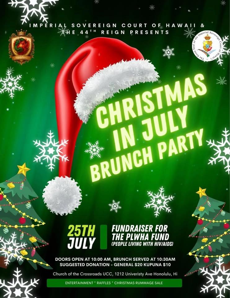 Christmas in July Brunch Party
