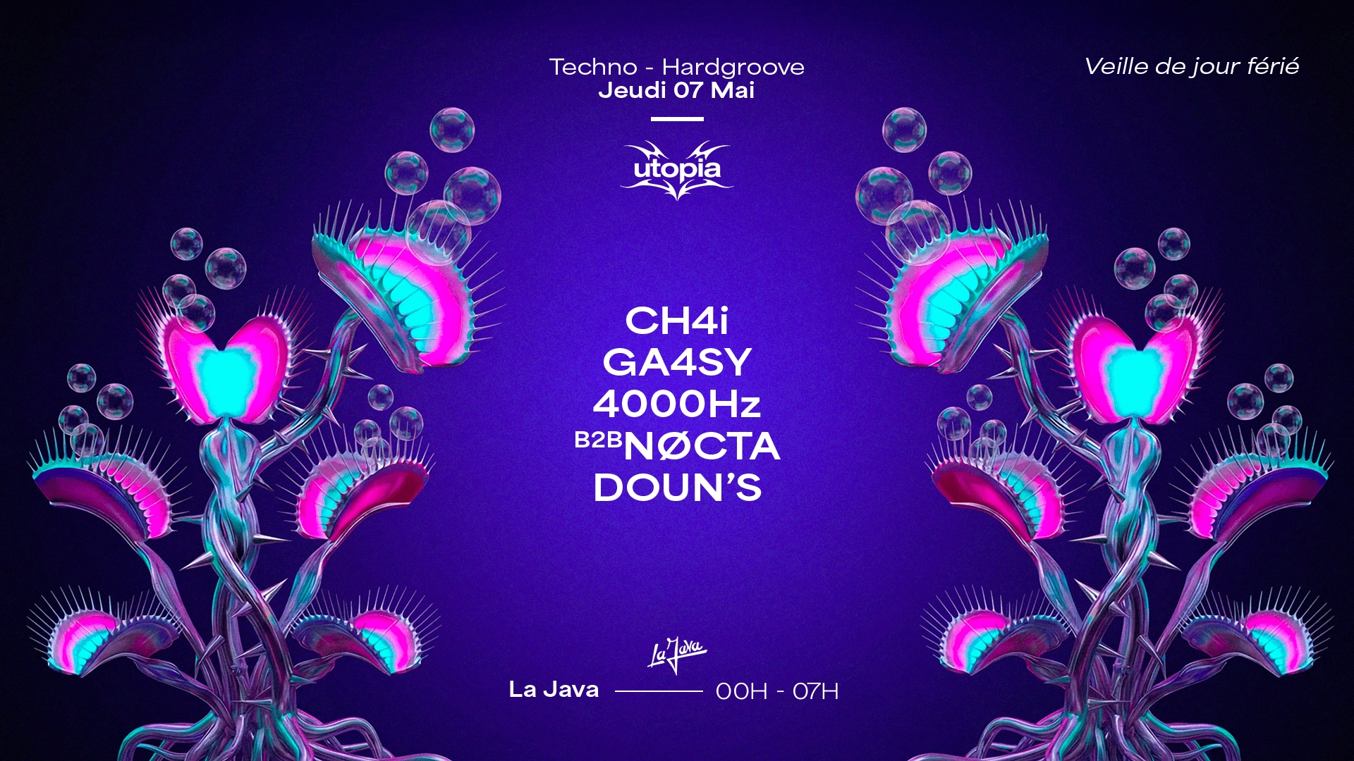 Utopia: Ch4i, Ga4sy, 4000hz B2b Nøcta & Doun'S