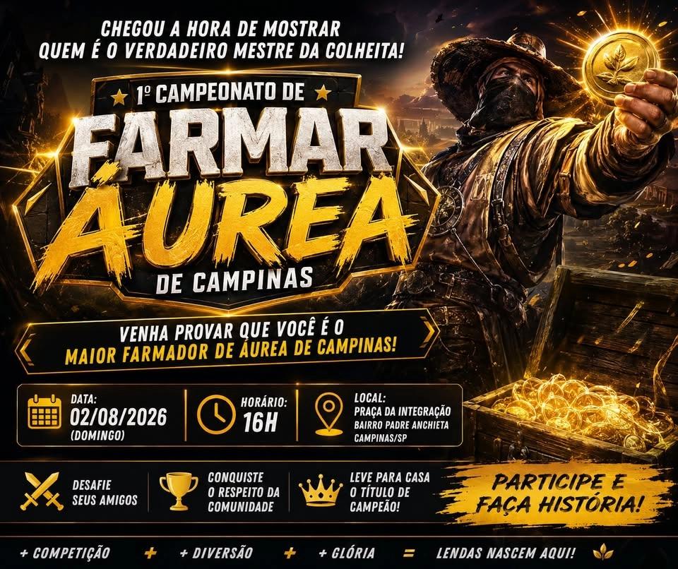 🏆 1º Campeonato de Farmar Áurea de Campinas